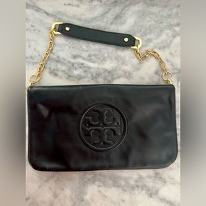Tory Burch Reva Bombe Two Way Clutch or Shoulder Bag
